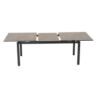 Lesli Living Auszieh-Diningtisch Lagos Negro 180/240x100 cm 
