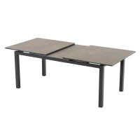 Lesli Living Auszieh-Diningtisch Lagos Negro 180/240x100 cm 