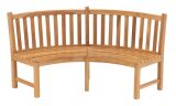 Lesli Living Teak Gartenbank "Round"