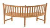 Lesli Living Teak Gartenbank "Round"