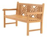 Lesli Living Teak Gartenbank "Cross"