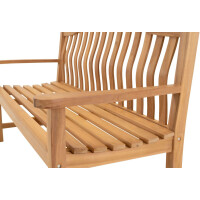 Lesli Living Teak Landhausbank "Ergo" 158,5 cm 5