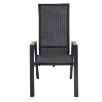 Lesli Living Hochlehner - Stapelsessel  Amir Teak Negro 5