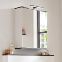 Fackelmann Spiegelschrank  60 cm TE-A Weiß matt 3