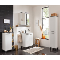 Fackelmann Spiegelschrank  60 cm TE-A Weiß matt 7