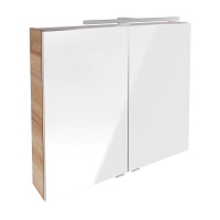 Fackelmann LED-Spiegelschrank  80 cm &qu gallery