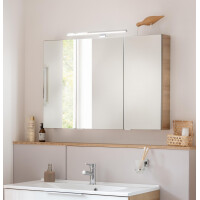 Fackelmann LED-Spiegelschrank  100 cm "B.Brillant" Ast-Eiche 6