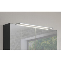 Fackelmann LED-Spiegelschrank  80 cm "Luna" Anthrazit 6