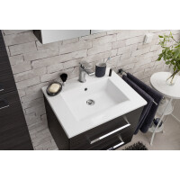 Fackelmann Badmöbel-Set 2-teilig "B.Perfekt" 60 cm Dark Oak 3