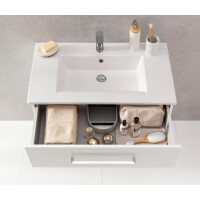 Fackelmann Badmöbel-Set 2-teilig "B.Perfekt" 82 cm Weiß 3