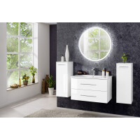 Fackelmann Badmöbel-Set 2-teilig "B.Perfekt" 82 cm Weiß 5