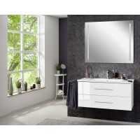 Fackelmann Badmöbel-Set 2-teilig "B.Perfekt" 103 cm Weiß 3