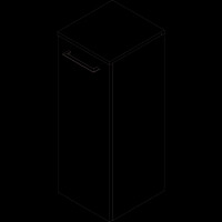 Fackelmann Midischrank "B.Perfekt" 31 cm Dark Oak 7