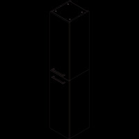Fackelmann Hochschrank "B.Perfekt" 30 cm Dark Oak 7