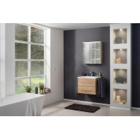 Fackelmann Spiegelschrank  60 cm "B.Perfekt" Ast-Eiche 6