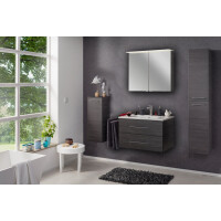 Fackelmann Spiegelschrank  80 cm "B.Perfekt" Dark Oak 5