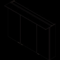 Fackelmann Spiegelschrank 100 cm "B.Perfekt" Ast-Eiche 6