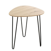 Haku Beistelltisch Schwarz/Eiche 40 cm gallery