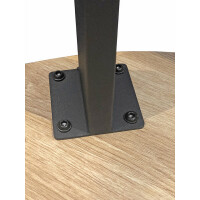 Haku Beistelltisch Schwarz-Eiche ø 50 cm 7