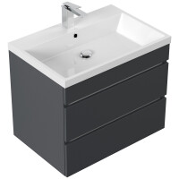 Badmöbel Waschplatz "Fellini 70" Grafit 3