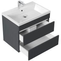 Badmöbel Waschplatz "Fellini 70" Grafit 4