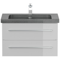 Badmöbel Waschplatz Granit G654 "YAMO 75" wei