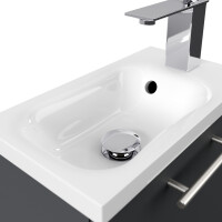 Gäste WC Raumspar-Waschplatz "Pieni 40 cm" Grafit 6