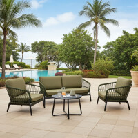 Lesli Living Lounge-Set "Zavi Olive gallery