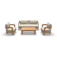 Lesli Living Lounge-Set "Mylo" Holzoptik/Beige 6
