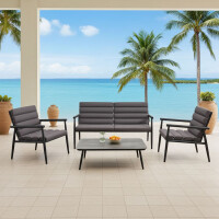 Lesli Living Lounge-Set "Harper Stone" anthrazit/g