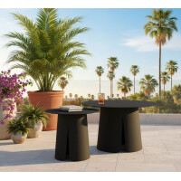 Lesli Living Beistelltisch 2er Set Oslo Anthracite 5