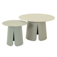 Lesli Living Beistelltisch 2er Set Oslo Crema 7