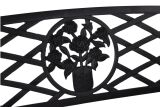 Lesli Living  Metall Gartenbank "Oxford" schwarz