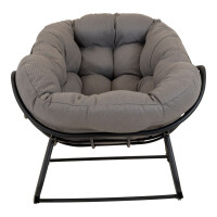 Lesli Living Schaukelsessel Cozy Stone anthrazit/light-grey 
