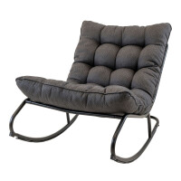 Lesli Living Schaukelsessel Zenzi Stone anthrazit/light-grey