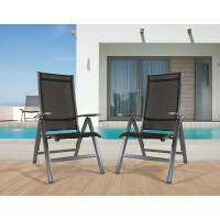 Lesli Living Hochlehner-Klappsessel 2er-Set Reno