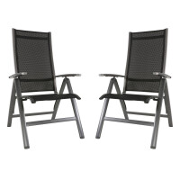 Lesli Living Hochlehner-Klappsessel 2er-Set Reno 5