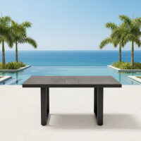 Lesli Living Loungetisch Murcia Negro 140x85cm 6