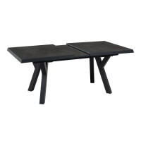 Lesli Living Auszieh-Diningtisch Murcia Negro 163/203x93cm 6