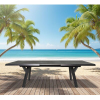 Lesli Living Auszieh-Diningtisch Murcia Negro 204/264x93 cm 