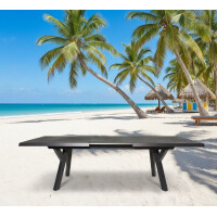 Lesli Living Auszieh-Diningtisch Murcia Negro 204/264x93 cm 
