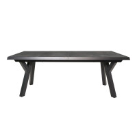 Lesli Living Auszieh-Diningtisch Murcia Negro 204/264x93 cm 