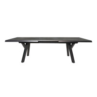 Lesli Living Auszieh-Diningtisch Murcia Negro 204/264x93 cm 