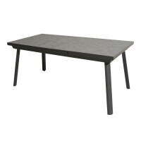 Lesli Living Auszieh-Diningtisch "Lagos Negro" 130/160x75 cm 3