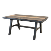 Lesli Living Auszieh-Diningtisch Brixton Negro 170/220x102cm