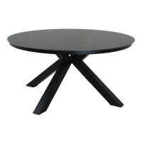 Lesli Living Diningtisch Portoro Negro ø158 cm 3