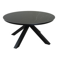 Lesli Living Diningtisch Portoro Negro ø158 cm 6