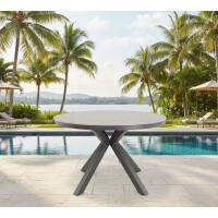 Lesli Living Diningtisch Davos Negro ø118 cm 3