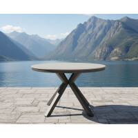 Lesli Living Diningtisch Davos Negro ø118 cm 5