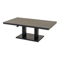 Lesli Living Hub-Loungetisch Geneva Negro anthrazit/grau 140